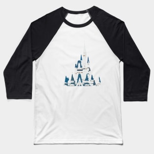 Magic Castle Warm Gray Baseball T-Shirt